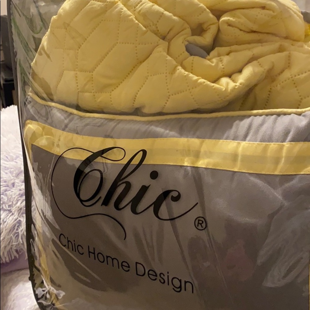 Comforter and sheets